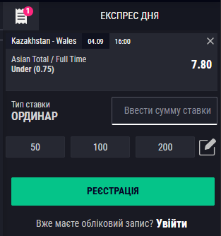 Купон ставки БК Фавбет — выбор исхода, сумма и подтверждение ставки
